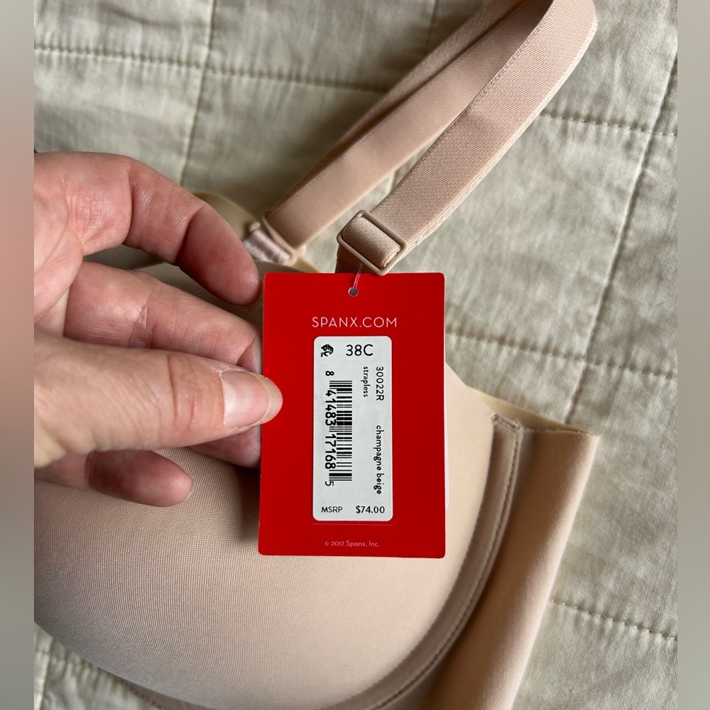 SPANX Women's Beige Bra - Picture 4 of 5